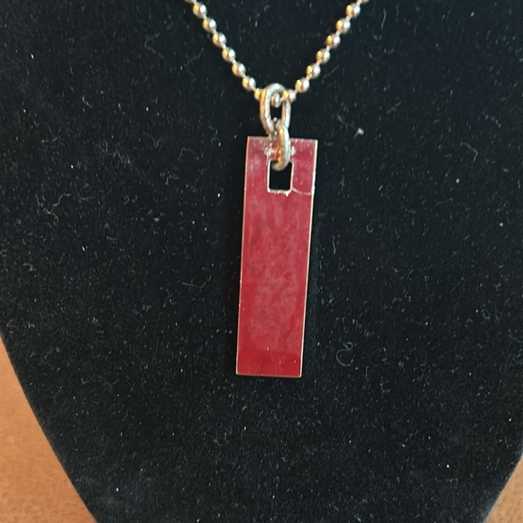 Gucci Vintage Silver Plated pendant on 23.5 inch Chain - Picture 2 of 6